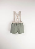 Dungarees w/ Straps - Green