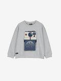 Camera Pocket Wide Sweat / Melange