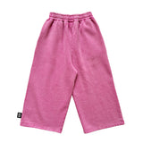 HEART Straight Leg Jogging Pants / Pink