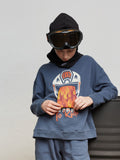 Rider Pocket Wide Sweat / Navy