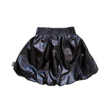 SHINY SNAKE Balloon Skirt / Black