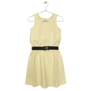 Belted Dress - Yellow