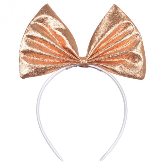Giant Bow Hairband- amber