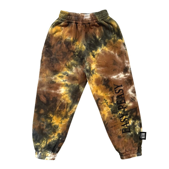 Easy Peasy Tie Dye Jogging Pants - Storm Tie Dye