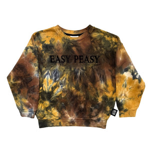 Easy Peasy Tie Dye Sweatshirt - Storm Tie Dye