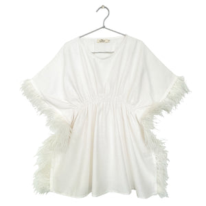 Embellished Kaftan - Off-white