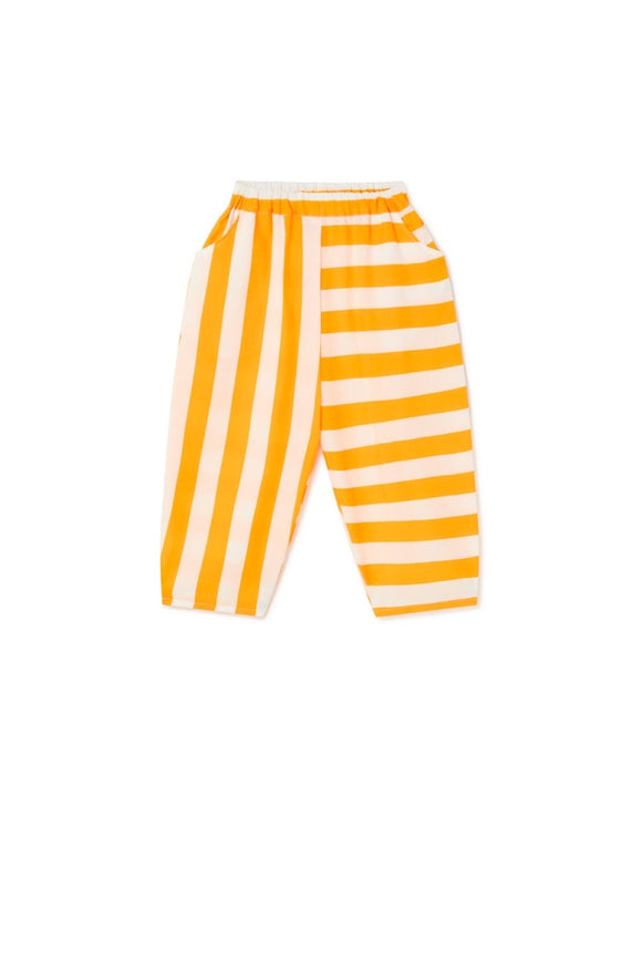 Iconic Lines Pants - amber-white