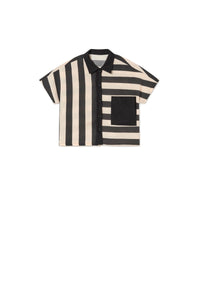 Iconic Lines Shirt - cream-black