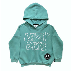 Lazy Days Hoodie - Turquoise Blue