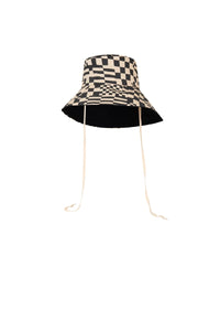 Nevermore Sun Hat - cream/black