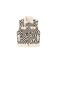 Nevermore Vest - cream/black