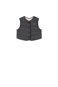 Opposite Stitch Vest - Black