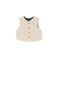 Opposite Stitch Vest - Cream