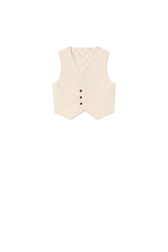 Outcast Waistcoat - cream