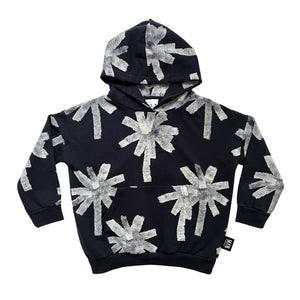 Palms Hoodie - Midnight Black