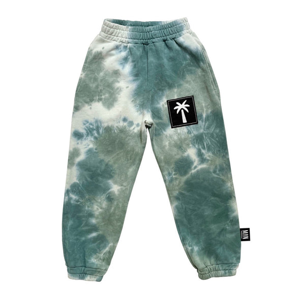 Palms Tie Dye Jogging Pants - Storm Tie Dye