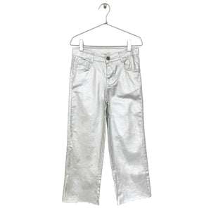 Metallic Trousers - Silver