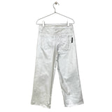 Metallic Trousers - Silver