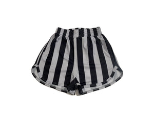 Striped Running Shorts - Black