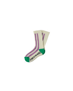 Stripes socks- violet