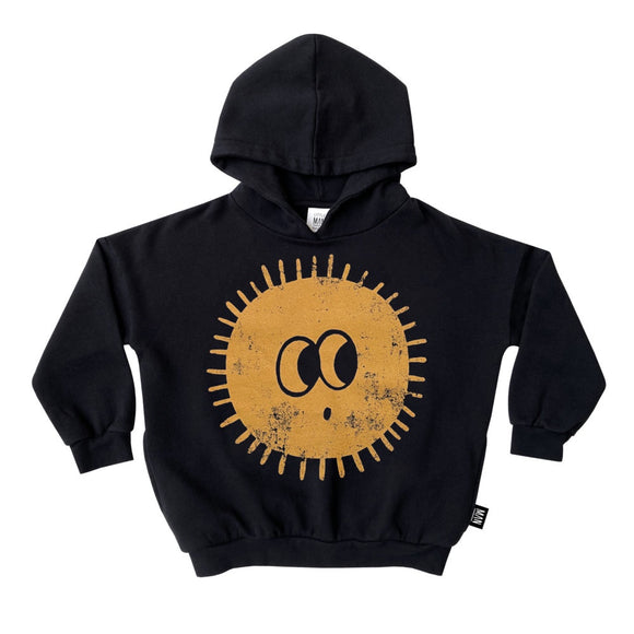 Sunny Side Up Hoodie - Midnight Black