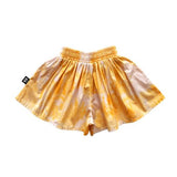 SUNSET GOLD TIE DYE Wide Leg Shorts