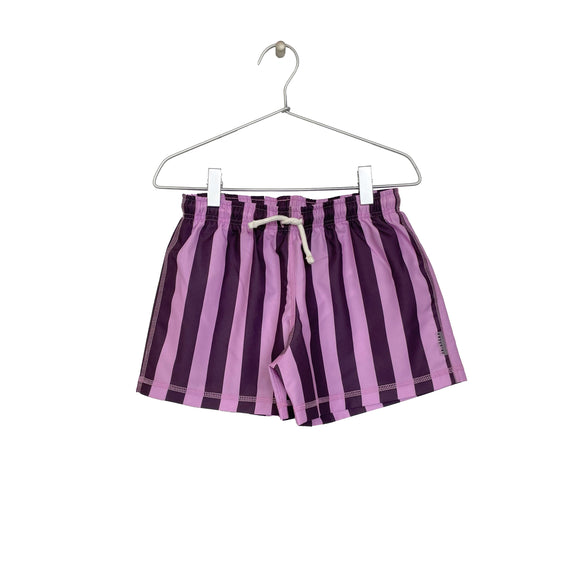 Striped Swim Shorts - Pink