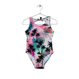 Tropical -Print Bodysuit  -  mixed