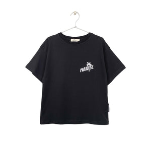 Paradise Print T-Shirt - Black