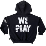 THEY TALK WE PLAY Hoodie / Black