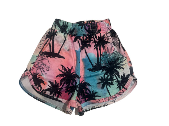 Tropical -Print running shorts  -  mixed