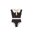 Wednesday Bathing Suit  -  black