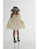 Wednesday Short Tulle Dress - cream