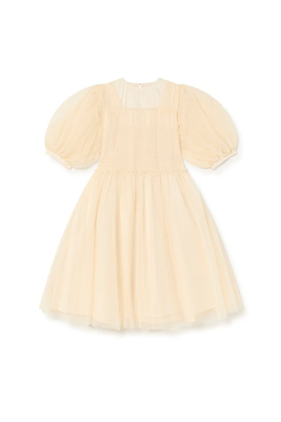 Wednesday Tulle Dress- off white