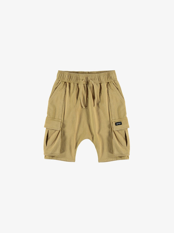 CARGO SHORT / Brown-washed