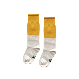 Little Man Happy GOLDEN SUN Knee Socks - Popcorn