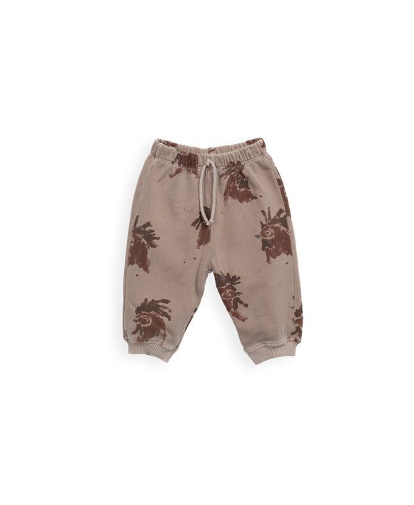 Printed Fleece Trouser / Cesar