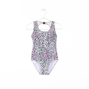 GEOMETRIC PRINT BODYSUIT / MIXED