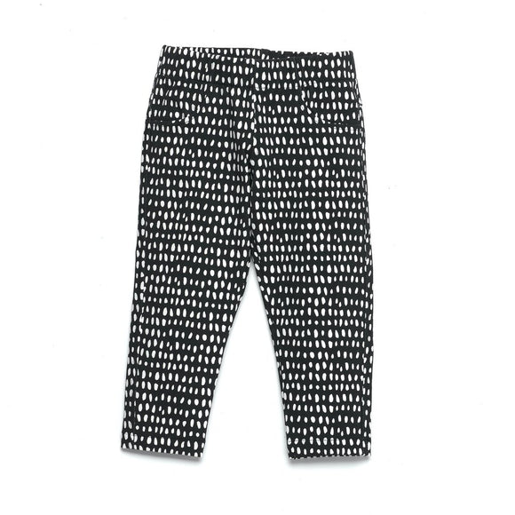 ANDORINE BABY Dot Print Leggings / Black