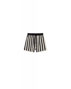 ROLLER COASTER BAGGY BATHING SHORT/ BLACK STRIPE