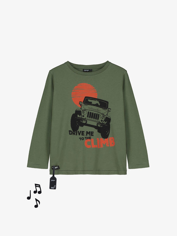 4X4 Sound Tee / dark green