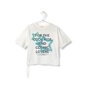 TIE-DETAILED T-SHIRT Off-white