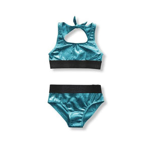 Metallic Bikini  Blue