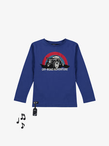 Buggy Car Sound Tee  Electric blue