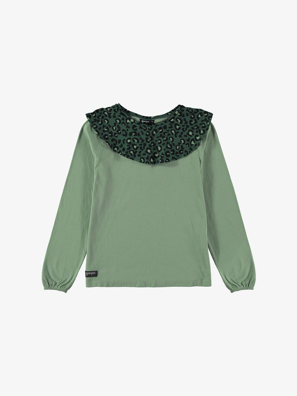 Animal Collar Tee green