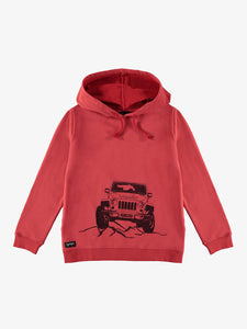 Off Road Big Hoodie  red