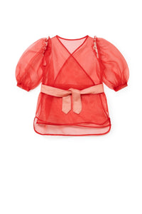 Fairytale Wrap Jacket / Red