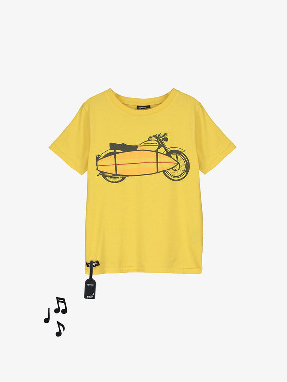 MOTORBIKE SOUND TEE YELLOW