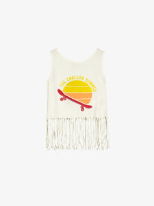 SKATE FRINGED TOP  CRU