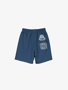 FINGER SKATE SHORTS  NAVY PLUSH